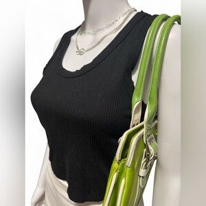 Inluv Sleek Black Ribbed Tank Top — Fitted Sleeveless Knit